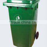 EN840.ISO9001.outdoor HDPE Garbage Bin With Wheels and Pedal