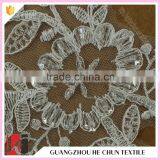 HC-2161-1 Hechun Latest Fashion Flower Shape Sequin Lace Applique Embroidery thumbnail-3
