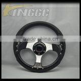 Auto Universal 13 Inch Racing Car Go-Kart Drifting Steering Wheel PU thumbnail-4