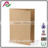 Natural Kraft Paper File Folder With Flap thumbnail-2