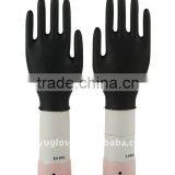 9'' , 4.5mil Black Nitrile Examination Glove, Powder-Free thumbnail-1