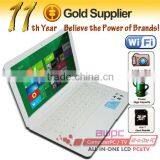 new 13inch mini laptop intel D2500 windows7 notebook computer