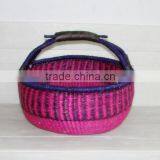 Handmade Straw Picnic Basket Sale