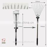 Narrow Shrub Rake 9 Tines Rake Japanese Style thumbnail-1
