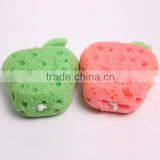 Promotional Mesh Pouf Bath Sponge,compressed Cellulose Sponge