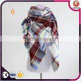 Wholesale Women Scarves Tartan Blanket Blanket Plaid Shawl Scarf thumbnail-4