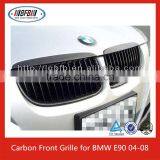 Euro Style Replacement Carbon Black Front Grille For BMW E90 04-08 Pre-facelift 3 Series thumbnail-1