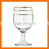 Wine Glass With Silver Rim,gold Rim,stemware,goblet thumbnail-1