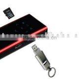 E06s Beamer Mini DLP Projector HD 1080p 2000:1 Contrast Ratio Beamer HDMI AV SD USB Tripod for Tablet Laptop Games Home Theater thumbnail-2