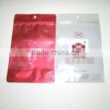 Small Colored Plastic Packing Bag With Zip Lock and Hung Hole thumbnail-1