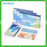 2016 Hot selling home teeth whitening strips non-peroxide/6%HP