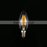 Good service 4W 2W led filament bulb E14 candle