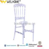 Clear Resin Napoleon Chair For Wedding 1025