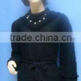 2011-LS129 LADIES LONG SLEEVE MOCK NECK PULLOVER SWEATER thumbnail-1