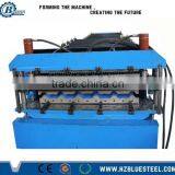 Good Pefomance PLC Hydraulic Chinese Supplier Corrugated Ladder Type Double Layer Roll Forming Machines for Metal Building thumbnail-1