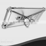 Hot Selling Creative Phone Case Scratch-proof Case for IPhone 6s Case Bumper Metal Fram With X Stand Functional Ring Holder Cove thumbnail-6