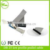 Low Profile 16in Parallel Port Header Cable Adapter With Bracket