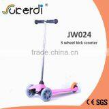 Plug in T Bar Kids Kick 120/80mm Three Wheels, Kids Pedal Kick Scooter thumbnail-1