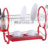 2 Tier Kitchen Powder Coating Dish Rack