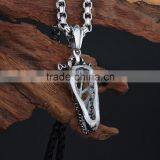 Latest Fashion Stainless Steel Casting Animal Bone Pendant thumbnail-2