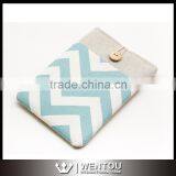 Personalized Button Closure Chevron Pad Case thumbnail-4