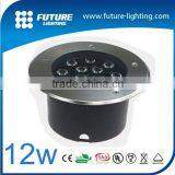 12w Led Inground Light In Concrete Ce Rohs Single Color Led Underground Light 3 Years Warranty