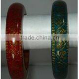 SIXTH SENSE Lather Inlay Bangles thumbnail-6