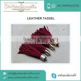 Wholesale Selling of Leather Tassels Keychain From Top Seller thumbnail-1