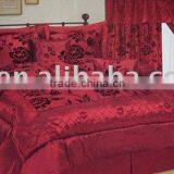 7pcs Taffeta Patchwork Comforter Set thumbnail-1