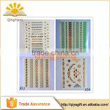 Currrent Designs Body Gold Metallic Temporary Tattoo thumbnail-2