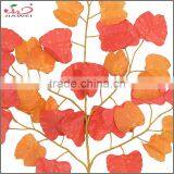 Hot Selling and Good Price Artificial Red Leaves For Autumn Ginkgo Leaf thumbnail-3
