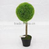 Wholesale Big Artificial Green Grass Ball Bonsai for House Decoration thumbnail-2
