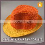Country Style Fedora Cheap Fedora Hats for Men Farm Straw Hat Colorful Design thumbnail-6