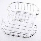Kitchen Wire Fruit Basket Stainless Steel Sink