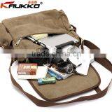 Concise Messenger Bag Laptop Messenger Bag Men Canvas Sling Bag Crossbody Satchel Bag thumbnail-5