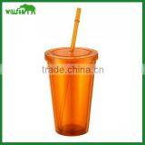 Customize 16oz Plastic Travel Mug Sipper Bottle thumbnail-1