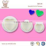 Fondant Heart Shaped Plunger Cutter(large Size) 3pcs Each Set