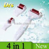 2015 Newest Beauty Equipment Microneedle Replaceable Rollers 4 in 1 Derma Roller