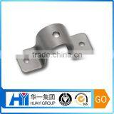 OEM High Precision Fabrication Round Stamping Galvanized Steel Mounting Plate for Pipes thumbnail-1