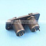 New 12-24V Rear Two Hole Panel Car Motorcycle Charger Dual USB Power Socket Splitter thumbnail-3