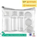 4 pc TRAVEL KIT Empty Bottles Liquid Spray Pump Squeeze Lotion Container ST-14 thumbnail-1