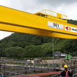 high efficiency 5 ton double beam gantry crane used for lifting