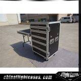 Drawer Flight Cases With Wheels and a Side Working Table thumbnail-4