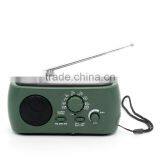 Multifunct Emergency AM/FM Portable Radio Solar/Dynamo Powered W/Flashlight thumbnail-1