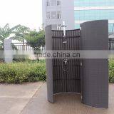 Outside Rattan Shelter Shower Room thumbnail-2