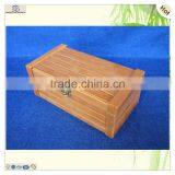 Large Craft Rectangle Storage Bamboo Plate Wooden Boxes thumbnail-2