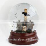 New Design Resin Cross Halloween Snow Globe Custom Snowball thumbnail-3