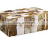 High Quality Best Selling Lacquered Buffalo Horn Inlay Rectangle Jewelry Box From Vietnam thumbnail-1