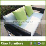 New Design Rattan Sofa 4 pc Leisure Aluminum Frame Outdoor Furniture Used Garden Sofa Set thumbnail-5