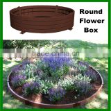 garden ornament round flower box factory direct large garden pots
